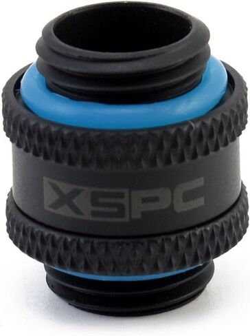 XSPC G1/4" Male to Male Rotary Fitting, Matte Black in Saudi Arabia