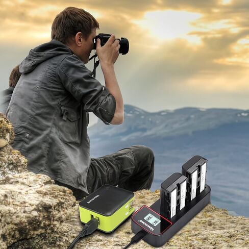 بطارية بديلة Newmowa NP-F550 (عبوتان) وشاشة LCD ذكية شاحن USB مزدوج لسوني NP-F550 وSony CCD-SC55 TR516 TR716 TR818 TR910 TR917 in Kuwait