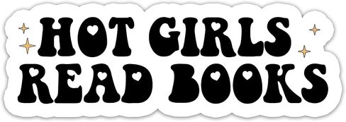 314PI (3 قطع) ملصق كتب للقراءة للفتيات الساخنة، ملصقات للقراءة، ملصقات مضحكة، ملصقات كتب لمساعد الماء، ملصق مقطوع للقالب لأجهزة الكمبيوتر المحمول والهاتف وزجاجة المياه ولوح التزلج، وهدايا ملصقات الكتب للأولاد والبنات البالغة، وملصقات القراءة، وملصقات كيند in Kuwait