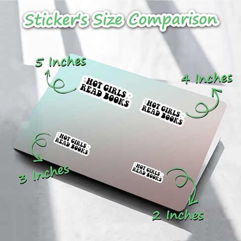 314PI (3 قطع) ملصق كتب للقراءة للفتيات الساخنة، ملصقات للقراءة، ملصقات مضحكة، ملصقات كتب لمساعد الماء، ملصق مقطوع للقالب لأجهزة الكمبيوتر المحمول والهاتف وزجاجة المياه ولوح التزلج، وهدايا ملصقات الكتب للأولاد والبنات البالغة، وملصقات القراءة، وملصقات كيند in Kuwait