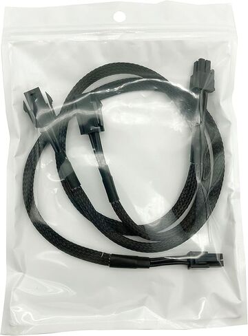 YOUKITTY ATX CPU 4-pin Male to 4-pin Female Power Adapter Cable for Motherboard Power PSU 19.6" (2-Pack) in Kuwait