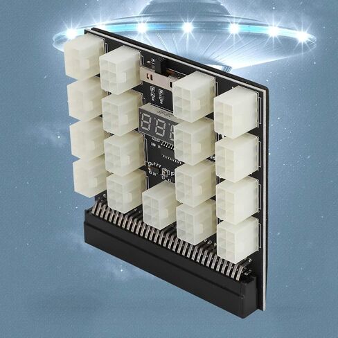 Mining GPU/PSU Power Supply Board 1600W 12V 17x 6pin PCI E Mining Server Power Supply for for DPS 1200FB A/DPS 1200QB A/PS 2751 5Q/PS 2751 LF 1F/HSTSN PL12/DPS 700LB D/PS 2112 in Saudi Arabia