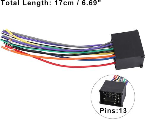 X AUTOHAUX 70-8590 Car Stereo CD Player Wiring Harness Wire Radio Adapter for BMW 3 Series 1992-1998 in Saudi Arabia
