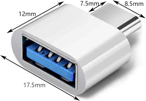 محركات أقراص فلاش USB سعة 64 جيجابايت، عصا ذاكرة، قلم محرك الإبهام، قرص U للهدايا والعروض (أسود 64 جيجابايت مع محول محول من النوع C) in Kuwait