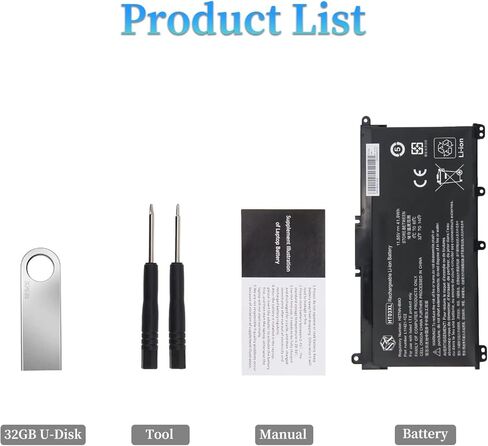 اتش اس اكس بطارية HT03XL L11119-855 لجهاز اتش بي بافيليون 14-CE 14-CF 14-CK 14-DH 14-DK 14-DF 14-MA 14Q-CS 15-CS 15-DQ 15-DA 15-DB 15-CW 17-by 17-CA 15-CS00 053CL 1 5-DW0033NR L11421-2C2 in Kuwait