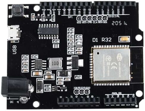 داي مول لوحة تطوير U R3 D1 R32 ESP32 CH340G واي فاي + بلوتوث وحدة لاسلكية فلاش 4 ميجابايت مع كابل USB لاردوينو (عبوة من قطعتين) in Saudi Arabia