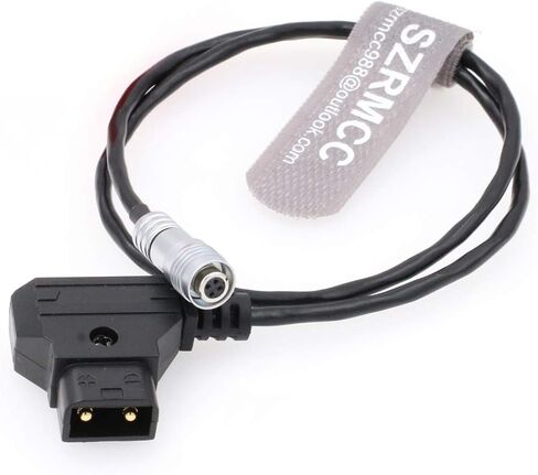 SZRMCC IKAN Portkeys BM5 BM7 HH7 HS7T Monitor Coiled Power Cable D-tap to XS6 4 Pin Female Plug (Coiled Cable, Straight) in Saudi Arabia