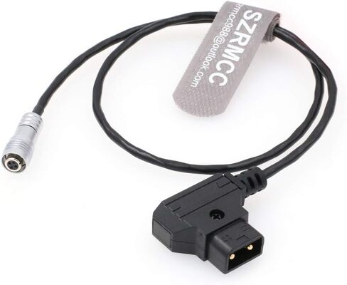 SZRMCC IKAN Portkeys BM5 BM7 HH7 HS7T Monitor Coiled Power Cable D-tap to XS6 4 Pin Female Plug (Coiled Cable, Straight) in Saudi Arabia