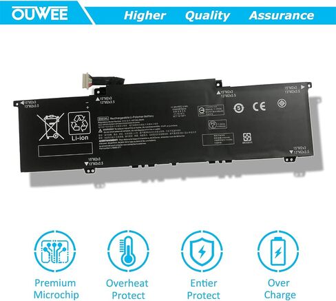 بطارية كمبيوتر محمول OUWEE BN03XL L77034-005 متوافقة مع HP Envy 13-AR BA Envy X360 13-ay bd 13Z-AY 13T-BD 13T-BD 15-ed ee ES EU Series HSTNN-DB9N HSTNN-OB1O L73965-271 L76965-2C1 L76965 -AC1 L76985-271 in Saudi Arabia