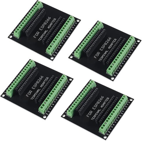 AITIAO 4Pcs ESP8266 Development Board ESP8266 Breakout Board GPIO 1 into 2 Double-Layer PCB Board for ESP8266 ESP-12E for NodeMCU Development Board in Saudi Arabia