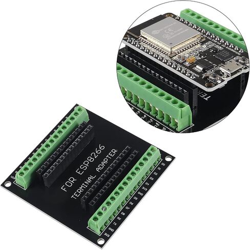 AITIAO 4Pcs ESP8266 Development Board ESP8266 Breakout Board GPIO 1 into 2 Double-Layer PCB Board for ESP8266 ESP-12E for NodeMCU Development Board in Saudi Arabia