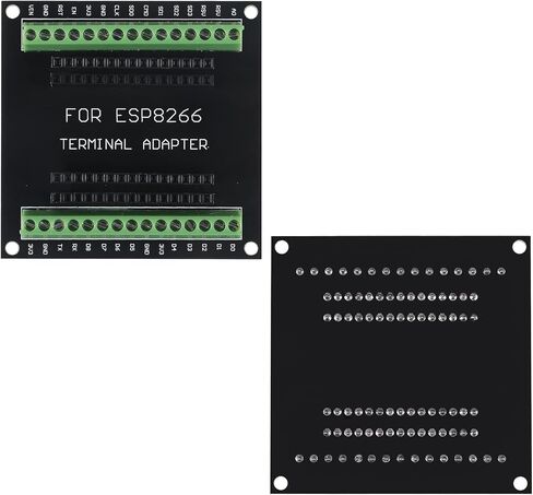 AITIAO 4Pcs ESP8266 Development Board ESP8266 Breakout Board GPIO 1 into 2 Double-Layer PCB Board for ESP8266 ESP-12E for NodeMCU Development Board in Saudi Arabia