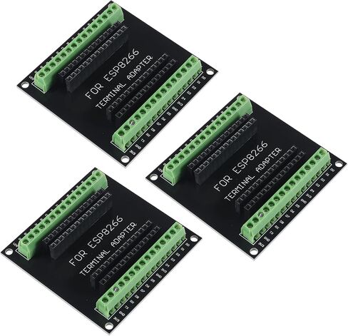 AITIAO 4Pcs ESP8266 Development Board ESP8266 Breakout Board GPIO 1 into 2 Double-Layer PCB Board for ESP8266 ESP-12E for NodeMCU Development Board in Saudi Arabia