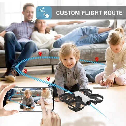 طائرات بدون طيار صغيرة من تشيروينج U61S مع كاميرا للأطفال والكبار بدقة 720 بكسل عالية الدقة 2.4 جيجا هرتز، طائرة رباعية المراوح تعمل بالواي فاي FPV مع تثبيت الارتفاع، بطاريتان باللون الأبيض in Kuwait