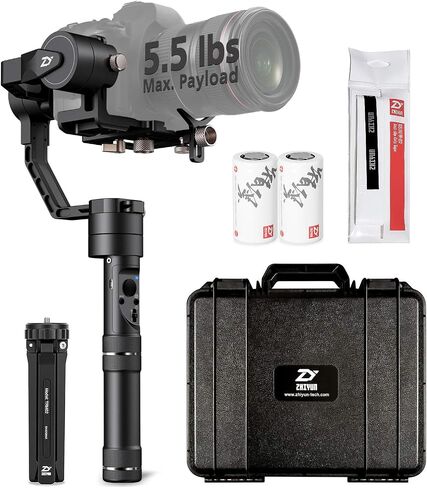 Zhiyun Crane Plus (الرسمي) مثبت انحراف محمول ثلاثي المحاور لكاميرات DSLR والكاميرات عديمة المرآة in Saudi Arabia