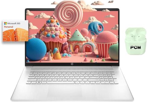 لاب توب اتش بي فلاجشيب اتش دي 17.3 بوصة للأعمال والكليات، انتل كور i3-1125G4(بيت i5-1035G4)، ذاكرة الوصول العشوائي 16 جيجا، 1 تيرابايت اس اس دي، ويندوز 11 هوم، اتش دي ام اي، بلوتوث، كاميرا ويب، فضي، PCM in Saudi Arabia