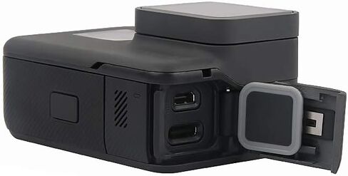 GOHIGH باب جانبي بديل لـ GoPro Hero 6/5 أسود، غطاء USB-C HDMI جزء إصلاح باب البطارية الواقي لمنفذ الشحن إصلاح جزء ملحقات كاميرا العمل in Kuwait