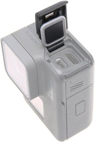 GOHIGH باب جانبي بديل لـ GoPro Hero 6/5 أسود، غطاء USB-C HDMI جزء إصلاح باب البطارية الواقي لمنفذ الشحن إصلاح جزء ملحقات كاميرا العمل in Kuwait