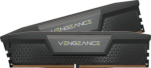 كورسير ذاكرة RAM DDR5 32GB (2x16GB) 5600MHz CL40 متوافقة مع انتل XMP iCUE من فينجانس - اسود (CMK32GX5M2B5600C40) in Saudi Arabia