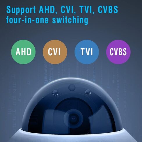 كاميرا Vastaint PTZ تناظرية خارجية 1080P RS485 HD 4X تكبير AHD/TVI/CVI/CVBS كاميرا CCTV بتحكم محوري مع رؤية ليلية 65 قدم IP66 مقاومة للماء ومضادة للانفجار in Kuwait