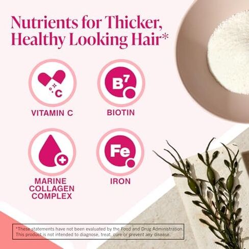 Viviscal Hair Growth Supplements for Women to Grow Thicker, Fuller Hair, Clinically Proven with Proprietary Collagen Complex, 60 Count (Pack of 1), 1 Month Supply in Saudi Arabia