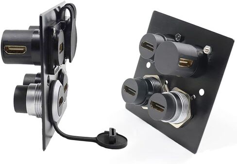 PENGLIN 2PCS HDMI 2.0 Panel Mount Coupler Female to Female in Kuwait