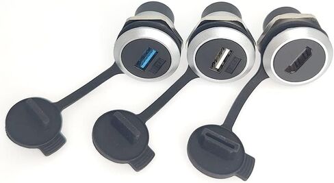 PENGLIN 2PCS HDMI 2.0 Panel Mount Coupler Female to Female in Kuwait