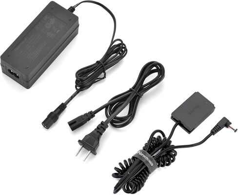 Newmowa LP-E12 استبدال البطارية الدمية محول التيار المتردد ومجموعة شاحن مقرنة تيار مستمر لكانون EOS M M2 M10 M50 M100 M200 in Kuwait