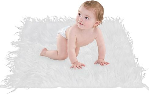 Baby Photo Props Blanket, Newborn Photography Shoot Wrap Toddler Swaddle Blanket, Photography Basket Stuffer Rug, Backdrop Mat in Kuwait