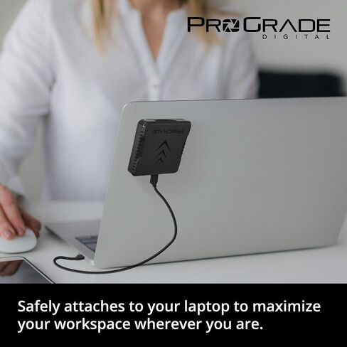 قارئ بطاقات ذاكرة سي اف اكسبريس نوع B وSD UHS-II ثنائي الفتحة من برو جريد ديجيتال | USB 3.2 الجيل الثاني لصانعي الأفلام المحترفين والمصورين وصانعي المحتوى in Kuwait