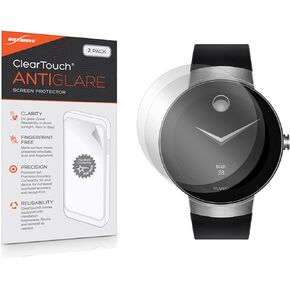BoxWave Screen Protector Compatible with Movado Connect 46.5mm - ClearTouch Anti-Glare (2-Pack), Anti-Fingerprint Matte Film Skin for Movado Connect 46.5mm