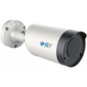 GW Security GW8250MMIC 8MP 4K IP POE 2.7-13.5mm Motorized Lens 5X Optical Zoom Bullet Security Camera, Spotlight, Built-in Microphone in Saudi Arabia