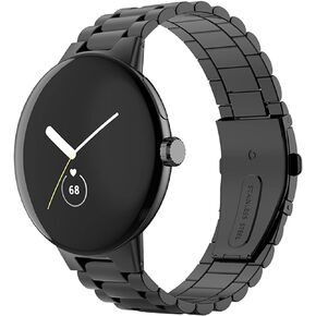 INGIDO Compatible for Google Pixel Watch 2 2023 Band Metal, Pixel Watch Stainless Steel Metal Wristband Adjustable Replacement Strap Band for Google Pixel Watch 2 2023, Google Pixel Watch 2022