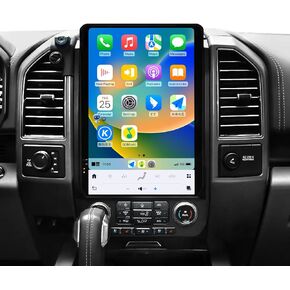 كوالكوم أندرويد 11 راديو السيارة لفورد F150 F-150 2015-2021 وحدة رأس بديلة ستيريو 14.4 بوصة 2K IPS شاشة تعمل باللمس طراز تسلا كاربلاي أندرويد ملاحة تلقائية تشغيل الوسائط المتعددة SYNC2 AUTO AC in Kuwait