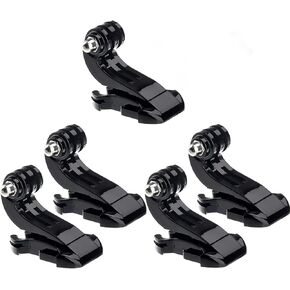 (5 Packs) Fotasy Vertical Surface J-Hook Buckle Mount Adapter, J Hook Clip Helmet Mount for GoPro Hero 2 3 3+ 4 5 6 7 8 in Saudi Arabia