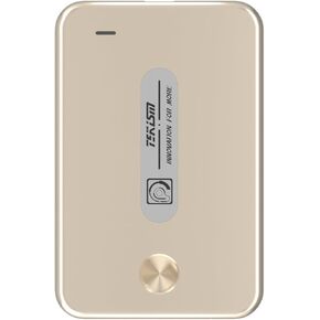 TEKISM Portable SSD 512GB External Solid State Drive - USB Type-C, USB 3.1, speeds up to 520MB/s, Metallic, Super Thin and Light, for Mac PC and iPad, with Indicator Light
