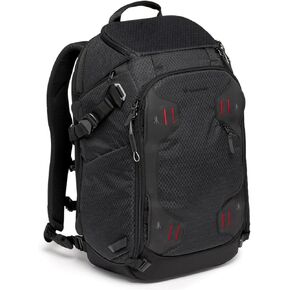 Manfrotto PRO Light Multiloader M، حقيبة ظهر احترافية للتصوير الفوتوغرافي للكاميرات، 4 نقاط وصول، ملحقات حامل ثلاثي القوائم متعددة، 3 أوضاع للاستخدام، فواصل قابلة للتبديل، أسود