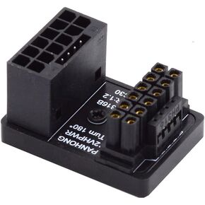 NFHK 12VHPWR ATX3.0 PCI-E 5.0 Power Modular to Three ATX 8P Adapter for 4080 5090TI 16Pin 12+4P Graphics Card Down Angled 90 Degree in Kuwait