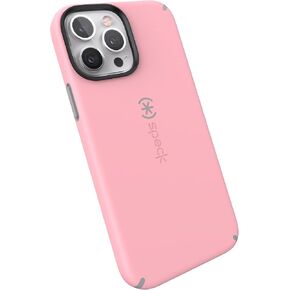 حافظة Speck iPhone 13 Pro Max - حماية من السقوط تناسب iPhone 12 Pro Max - مقاومة للخدش - تصميم نحيف مع طلاء ناعم الملمس - أزرق متناغم، وردي شيفون CandyShell Pro in Saudi Arabia