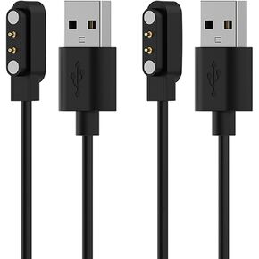 Emilydeals 2-Pack Charger for Donerton P22 / Popglory/CanMixs/kalinco 1.4 - P22 Smart Watch Magnetic USB Charging Cable [3.9ft/120cm] (2) in Kuwait