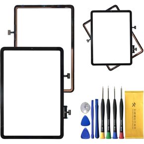 استبدال محول رقمي زجاجي أمامي بشاشة تعمل باللمس من AOHCKAY لجهاز iPad Air 4 A2072 A2324 A2316 A2325 مقاس 10.9 بوصة (الزجاج فقط وليس LCD) in Kuwait