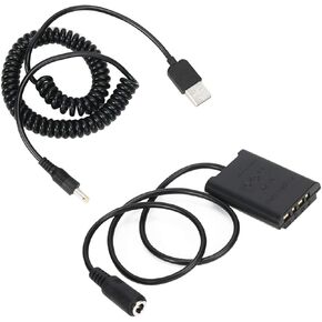 بوفير محول طاقة تيار مستمر بمنفذ USB DK-X1 بديل للبطارية الوهمية NP-BX1 للكاميرات الرقمية سوني سايبرشوت DSC-RX1 RX1R RX100 II RX100 III RX100 IV M2 M3 M4 in Kuwait