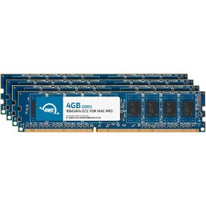 OWC 8GB (2x4GB) DDR3 ECC Unbuffered CL7 PC3-8500 1066MHz SDRAM Memory Ram Upgrade Module Compatible with 2009-2010 Mac Pro Nehalem, Xserve 2009 (OWC85MP3W4M08GK) in Saudi Arabia