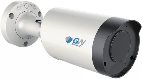 GW Security GW8250MMIC 8MP 4K IP POE 2.7-13.5mm Motorized Lens 5X Optical Zoom Bullet Security Camera, Spotlight, Built-in Microphone in Saudi Arabia