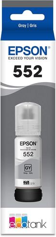 زجاجة حبر Epson 552 EcoTank فائقة السعة باللون الرمادي (T552520-S) تعمل مع EcoTank Photo ET-8500, ET-8550 in Kuwait