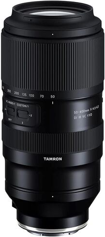 Tamron 50-400mm f/4.5-6.3 Di III VC VXD Lens for Sony E with Advanced Accessory and Travel Bundle | Tamron 6 Year USA Warranty | AFA067S-700 | Tamron 50-400mm Sony E in Saudi Arabia