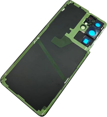 S21 Ultra Back Glass Replacement Galaxy S21 Ultra Rear Glass Cover with Rear Housing Camera Frame for Samsung S21 Ultra Back Glass 5G 6.8" G998U G998U1 Back Cover Tape Repair Part (Phantom Black) in Saudi Arabia