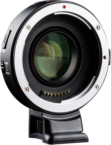 VILTROX EF-E II 0.71x محول تركيب عدسة التركيز التلقائي المعزز للسرعة متوافق مع عدسة Canon EF لكاميرا Sony E-Mount A7 A7R A7RII A7RIII A7S A7SII A7II A7III A6500 A6400 A6300 A6000 in Saudi Arabia
