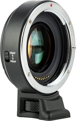 VILTROX EF-E II 0.71x محول تركيب عدسة التركيز التلقائي المعزز للسرعة متوافق مع عدسة Canon EF لكاميرا Sony E-Mount A7 A7R A7RII A7RIII A7S A7SII A7II A7III A6500 A6400 A6300 A6000 in Saudi Arabia