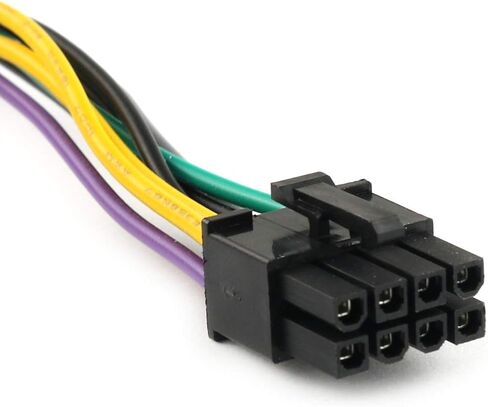 E-outstanding ATX PSU Power Supply Adapter Cable for Motherboards, 11 Inch 24-Pin to 8-Pin 18AWG in Saudi Arabia